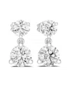 Amairah 14k 3.00 Ct. Tw. Lab-grown Diamond Dangle Earrings In Metallic