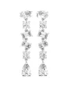 Amairah 14k 3.00 Ct. Tw. Lab-grown Diamond Dangle Earrings In Silver