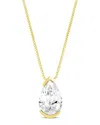 Amairah 14k 3.00 Ct. Tw. Lab-grown Diamond Solitaire Pendant Necklace