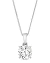 Amairah 14k 3.00 Ct. Tw. Lab-grown Diamond Solitaire Pendant Necklace