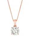 Amairah 14k 3.00 Ct. Tw. Lab-grown Diamond Solitaire Pendant Necklace