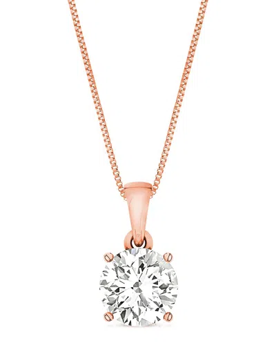 Amairah 14k 3.00 Ct. Tw. Lab-grown Diamond Solitaire Pendant Necklace