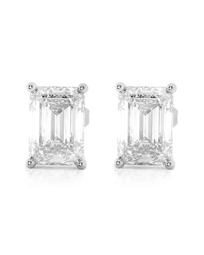 Amairah 14k 3.00 Ct. Tw. Lab-grown Diamond Stud Earrings In Silver