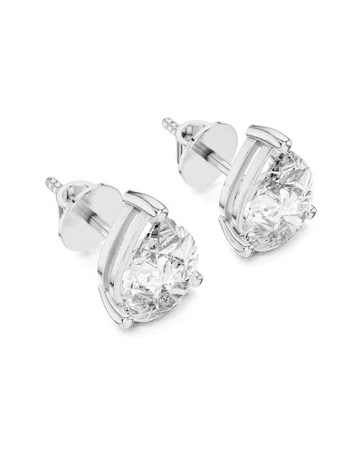 Amairah 14k 3.50 Ct. Tw. Lab-grown Diamond Stud Earrings In Silver