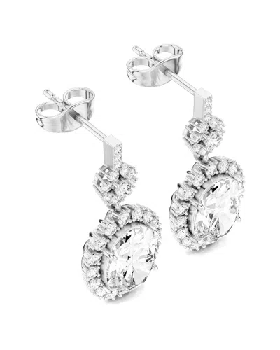 Amairah 14k 4.00 Ct. Tw. Lab-grown Diamond Dangle Earrings In Silver