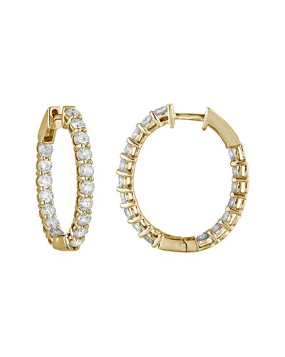 Amairah 14k 4.00 Ct. Tw. Lab-grown Diamond Hoops In Gold