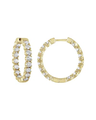 Amairah 14k 4.00 Ct. Tw. Lab-grown Diamond Hoops In Metallic
