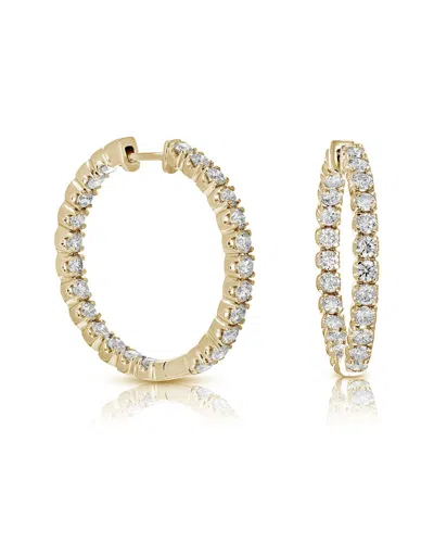 AMAIRAH AMAIRAH 14K 4.00 CT. TW. LAB-GROWN DIAMOND HOOPS