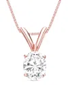 Amairah 14k 4.00 Ct. Tw. Lab-grown Diamond Solitaire Pendant Necklace