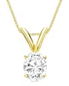 Amairah 14k 4.00 Ct. Tw. Lab-grown Diamond Solitaire Pendant Necklace