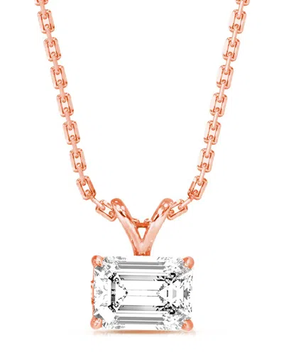 Amairah 14k 4.00 Ct. Tw. Lab-grown Diamond Solitaire Pendant Necklace
