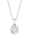 Amairah 14k 4.00 Ct. Tw. Lab-grown Diamond Solitaire Pendant Necklace