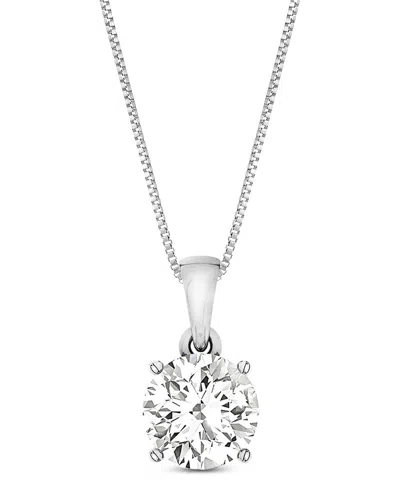 Amairah 14k 4.00 Ct. Tw. Lab-grown Diamond Solitaire Pendant Necklace