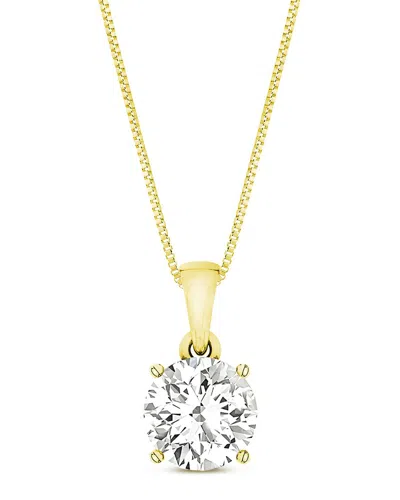 Amairah 14k 4.00 Ct. Tw. Lab-grown Diamond Solitaire Pendant Necklace