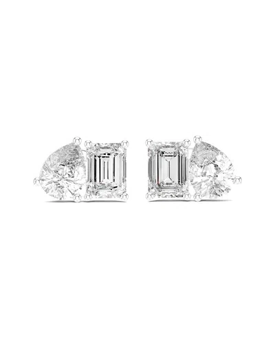 Amairah 14k 4.00 Ct. Tw. Lab-grown Diamond Stud Earrings In Metallic
