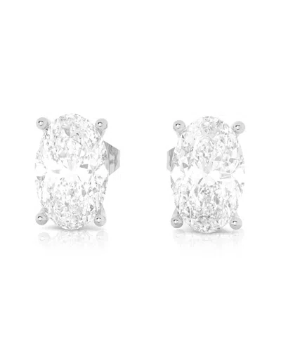 Amairah 14k 4.00 Ct. Tw. Lab-grown Diamond Stud Earrings In Silver