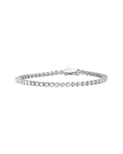 Amairah 14k 4.00 Ct. Tw. Lab-grown Diamond Tennis Bracelet In Metallic