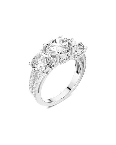 Amairah 14k 4.25 Ct. Tw. Lab-grown Diamond 3 Stone Ring In Metallic