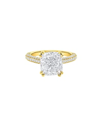 Amairah 14k 4.50 Ct. Tw. Lab-grown Diamond Engagement Ring In Green