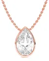 Amairah 14k 5.00 Ct. Tw. Lab-grown Diamond Solitaire Pendant Necklace
