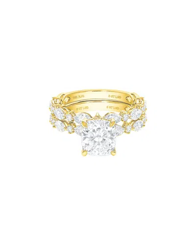 Amairah 14k 5.00 Ct. Tw. Lab-grown Diamond Bridal Ring In Orange