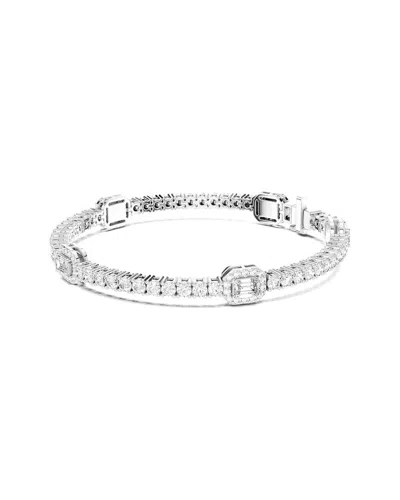 Amairah 14k 5.35 Ct. Tw. Lab-grown Diamond Tennis Bracelet In Metallic