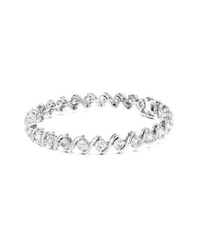 Amairah 14k 6.50 Ct. Tw. Lab-grown Diamond Tennis Bracelet In Silver