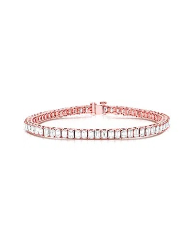 Amairah 14k 7.00 Ct. Tw. Lab-grown Diamond Tennis Bracelet In Pink