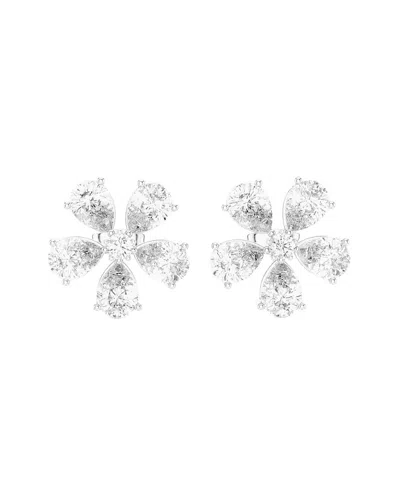 AMAIRAH AMAIRAH 14K 7.35 CT. TW. LAB-GROWN DIAMOND COMPOSITE EARRINGS