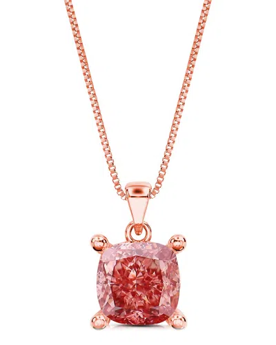 Amairah 14k Rose Gold 1.00 Ct. Tw. Lab-grown Diamond Solitaire Pendant Necklace