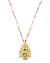 Amairah 14k Rose Gold 1.00 Ct. Tw. Lab-grown Diamond Solitaire Pendant Necklace