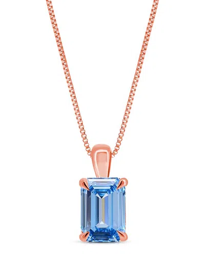 AMAIRAH AMAIRAH 14K ROSE GOLD 1.00 CT. TW. LAB-GROWN DIAMOND SOLITAIRE PENDANT NECKLACE