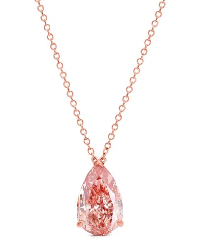 Amairah 14k Rose Gold 1.00 Ct. Tw. Lab-grown Diamond Solitaire Pendant Necklace