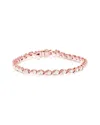 Amairah 14k Rose Gold 3.00 Ct. Tw. Lab-grown Diamond Tennis Bracelet