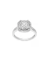 Amairah Silver 0.75 Ct. Tw. Lab-grown Diamond Ring