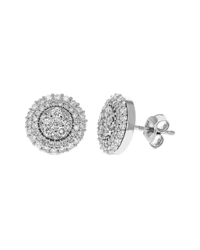 Amairah 1.50 Cttw Lab Grown Diamond Stud Earrings In Sterl In Metallic