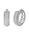 Amairah 2.00 Ct. Tw. Lab-grown Diamond Silver Hoop Earrings