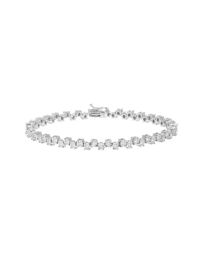 AMAIRAH AMAIRAH SILVER 1.15 CT. TW. LAB-GROWN DIAMOND TENNIS BRACELET