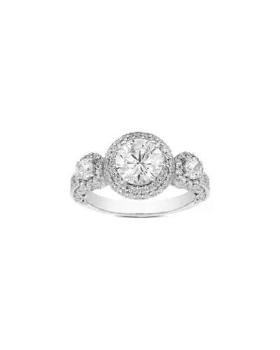 Amairah 4.00 Ct. Tw. Lab-grown Diamond 14k Engagement Ring In Metallic