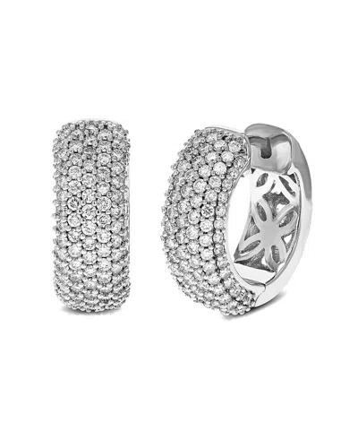 Amairah 5.00 Ct. Tw. Lab-grown Diamond 14k Hoop Earrings In Metallic