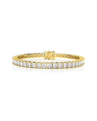 Amairah Gold Over Silver 10.00 Ct. Tw. Lab-grown Diamond Tennis Bracelet