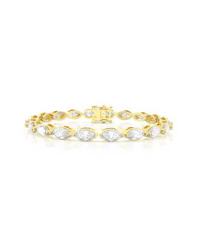 Amairah Gold Over Silver 10.00 Ct. Tw. Lab-grown Diamond Tennis Bracelet In Multi