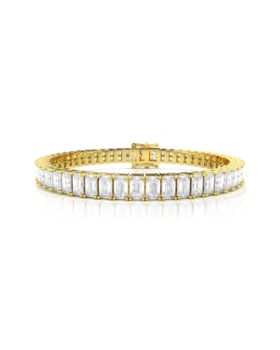 Amairah Gold Over Silver 15.00 Ct. Tw. Lab-grown Diamond Tennis Bracelet In Multi
