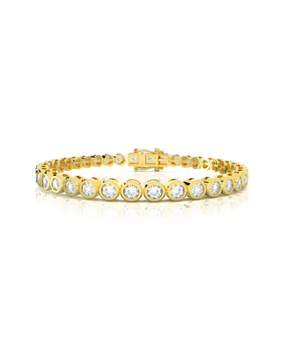 Amairah Gold Over Silver 5.00 Ct. Tw. Lab-grown Diamond Tennis Bracelet