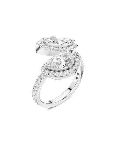 AMAIRAH AMAIRAH 14K 2.50 CT. TW. LAB-GROWN DIAMOND 2 STONE RING