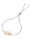 Amairah Rose Gold Vermeil 0.05 Ct. Tw. Diamond Bolo Bracelet
