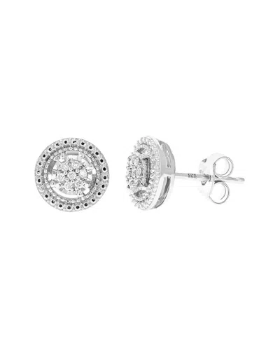Amairah Silver 0.08 Ct. Tw. Lab-grown Diamond Studs In Metallic