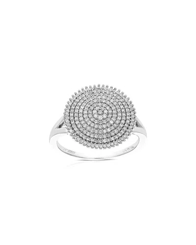 AMAIRAH AMAIRAH SILVER 0.40 CT. TW. LAB-GROWN DIAMOND RING