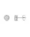 Amairah Silver 0.50 Ct. Tw. Diamond Studs