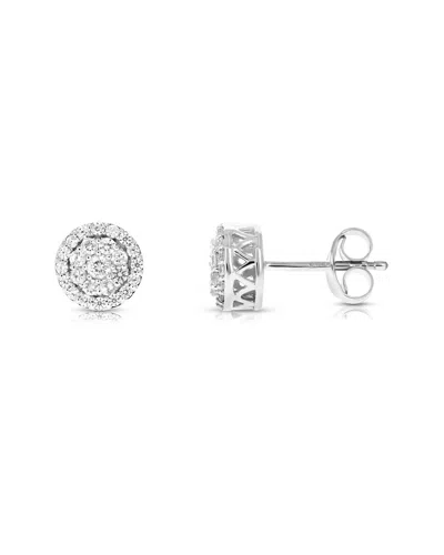 Amairah Silver 0.50 Ct. Tw. Diamond Studs In Metallic